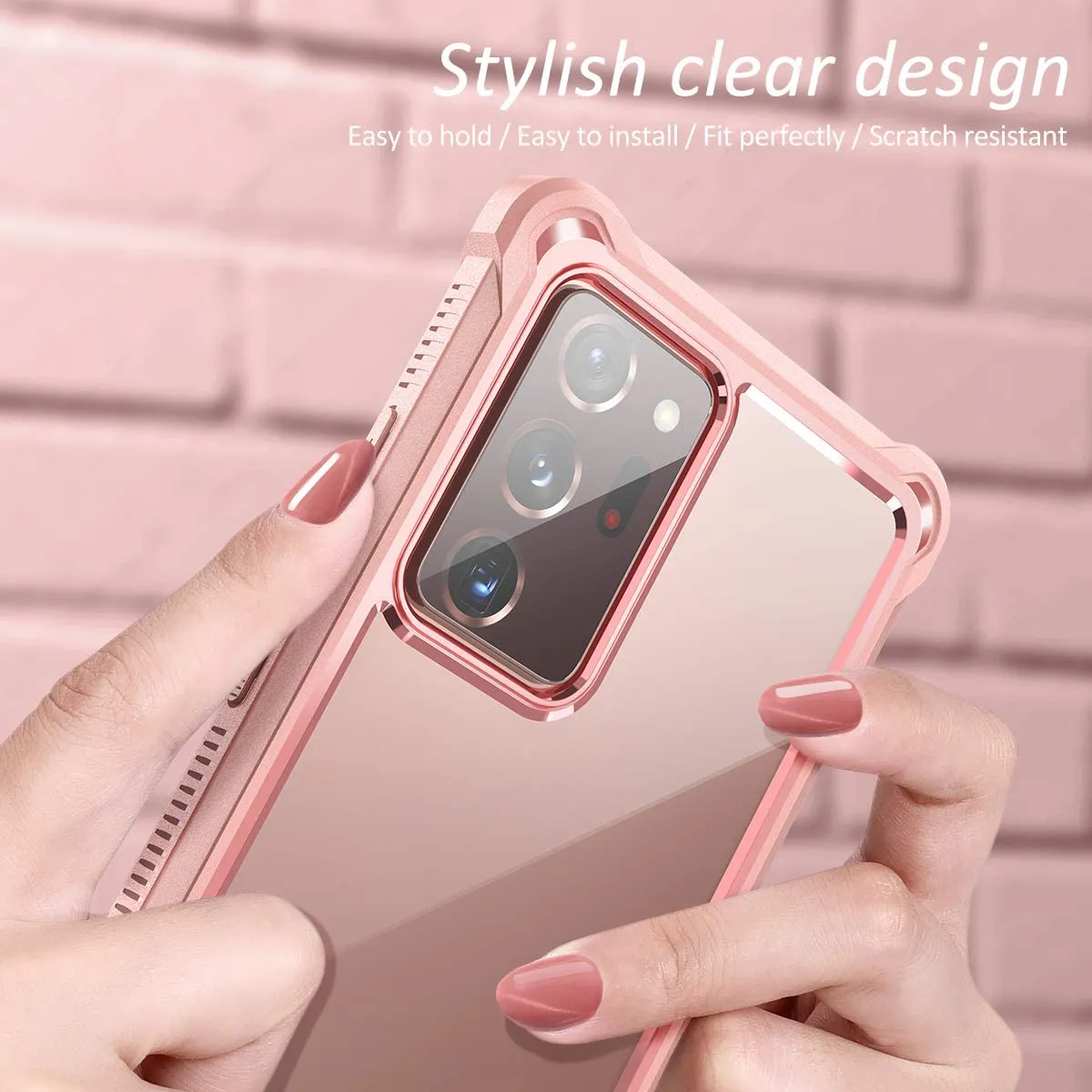 Galaxy Note 20 Ultra Case Screen Protector  Cover Defender 5G Pink