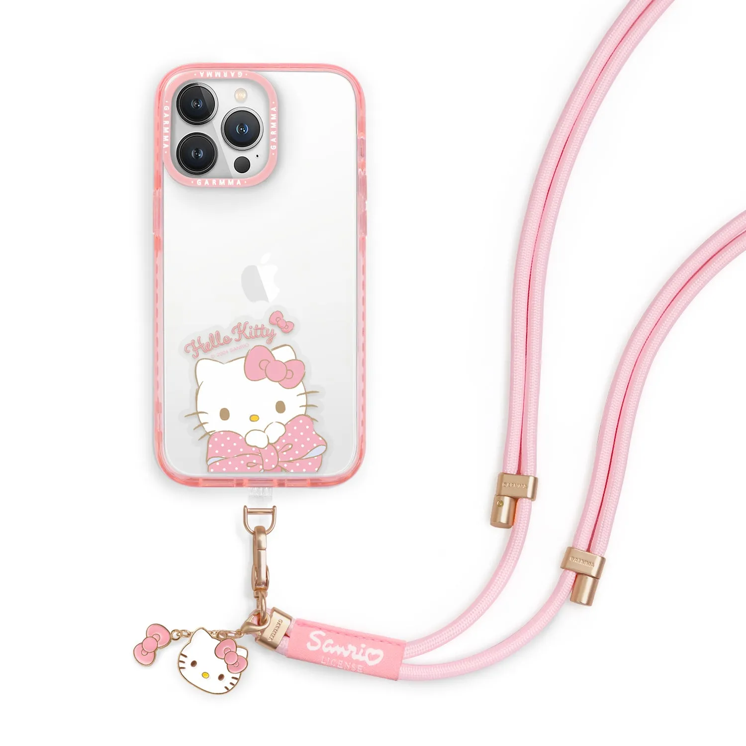 GARMMA Sanrio Characters Metal Charm Phone Buckle Strap Adjustable Lanyard