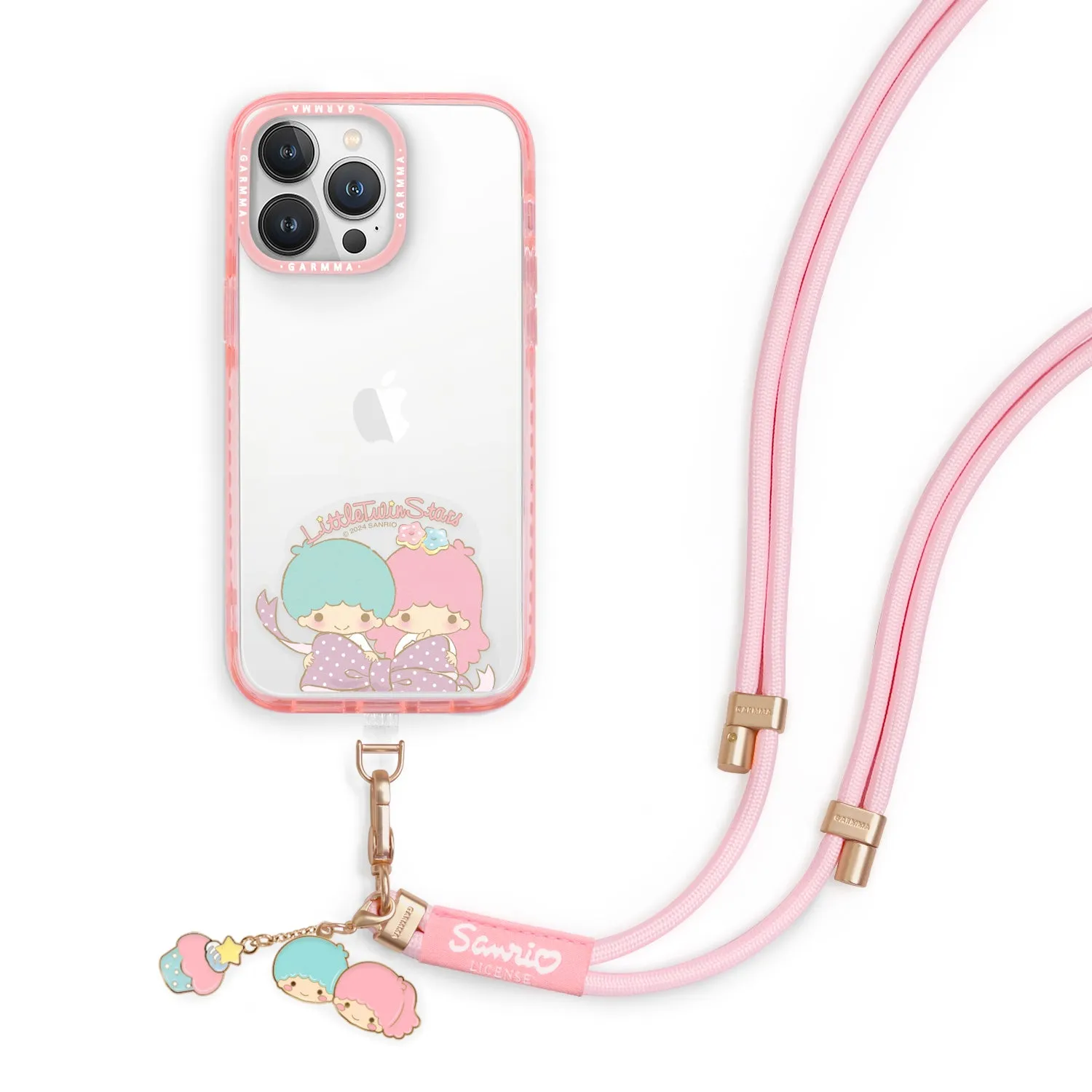 GARMMA Sanrio Characters Metal Charm Phone Buckle Strap Adjustable Lanyard