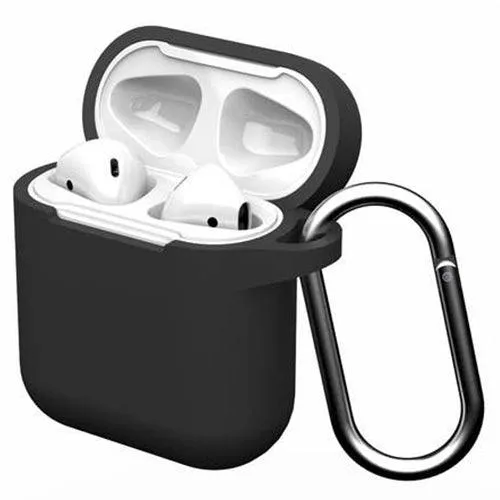 Gear4 Silicone Case for Apple AirPods 1 & 2 - Black | 702004150