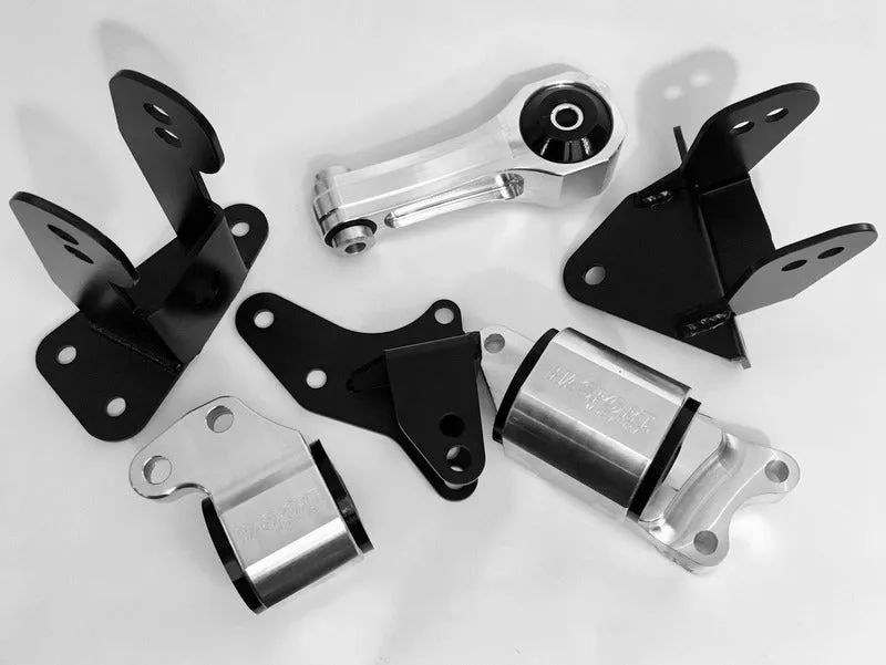 Hasport K-Series (2002-2011 RSX / Civic Si Transmission) Mount Kit for 2009-2013 Fit - Extreme Race (U88A) Urethane - GEK1-88A