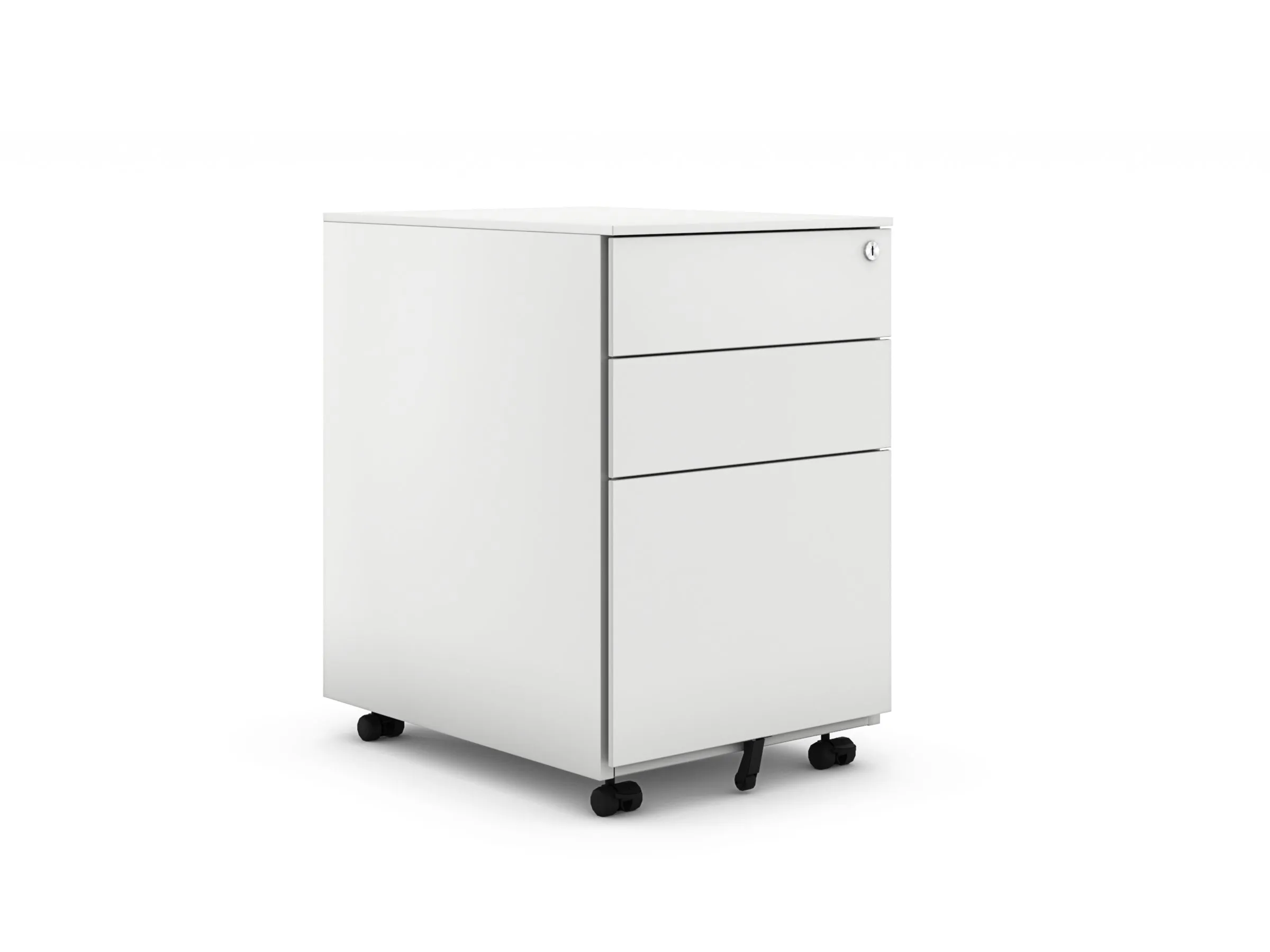 Haworth M Series Mobile Pedestal Allways White STMSPM8N-WHT