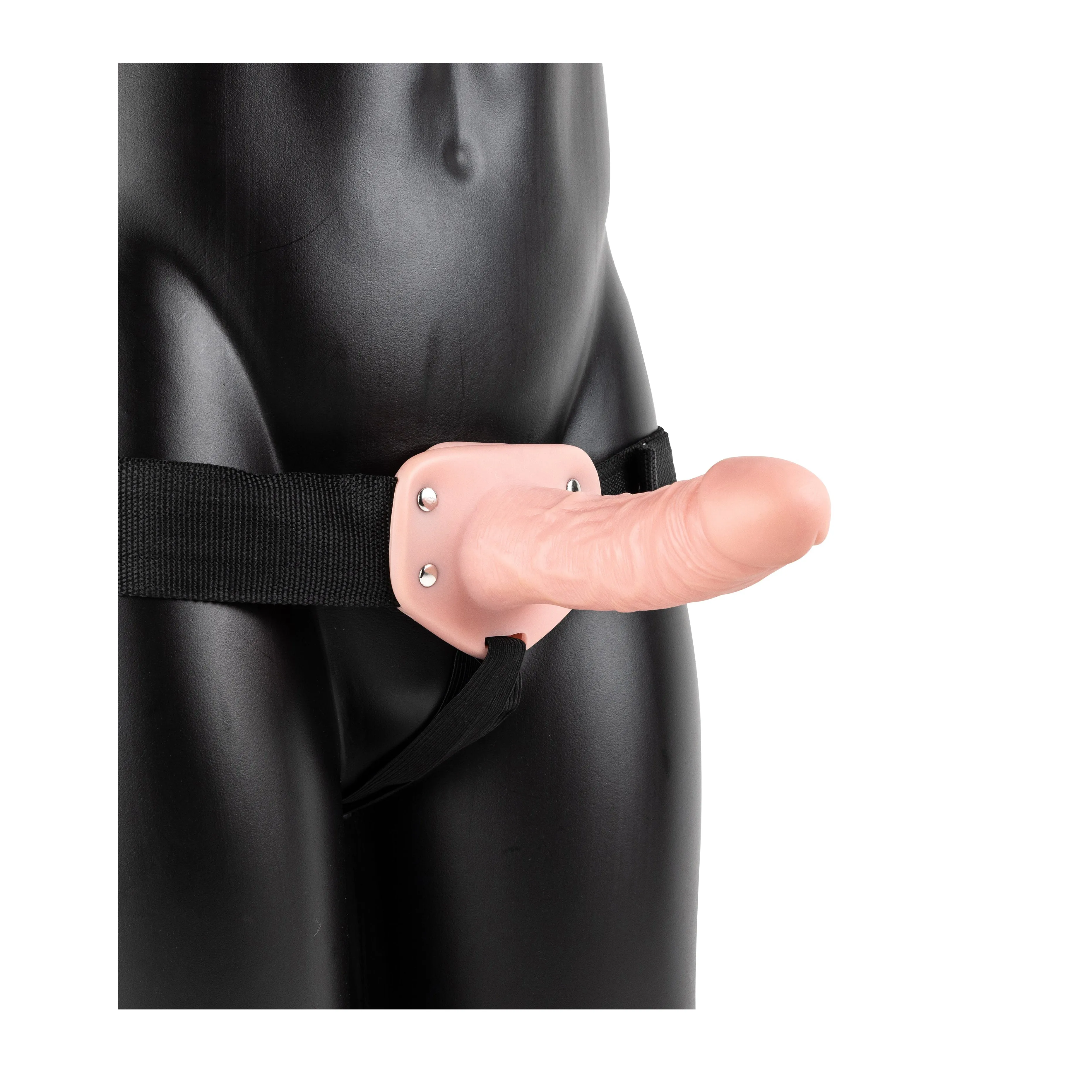 Hollow Strap-on Without Balls 6 Inch - Flesh