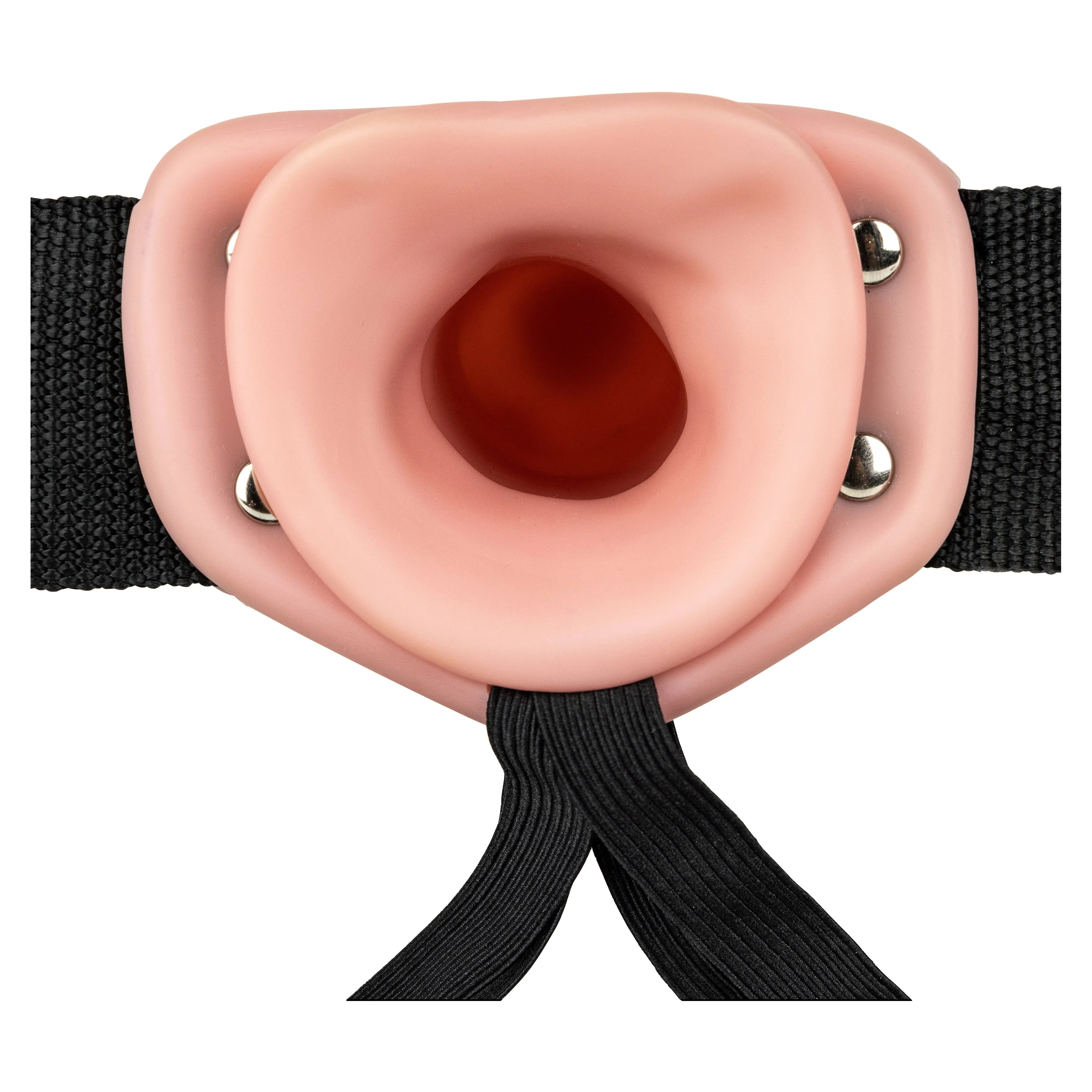 Hollow Strap-on Without Balls 6 Inch - Flesh