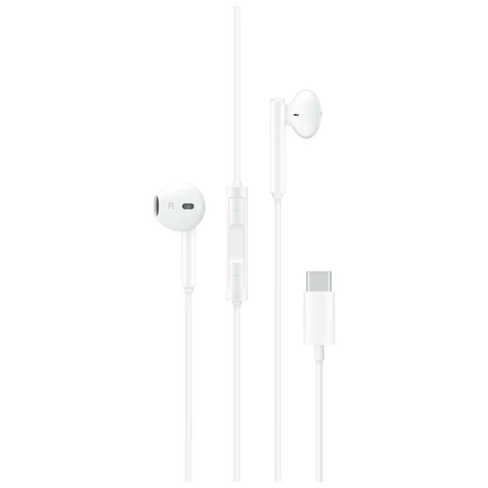 HUAWEI CM33 Classic Earphones (USB-C Edition) Half In-ear Corded Headset Handsfree Hi-Res High-Resolution Audio Immersive Wired Headphone with Mic