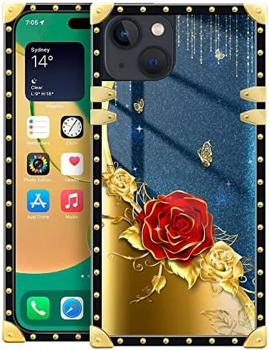 iPhone 14 Plus Case, Leopard Crown iPhone 14 Plus Case Cover  6.7-inch