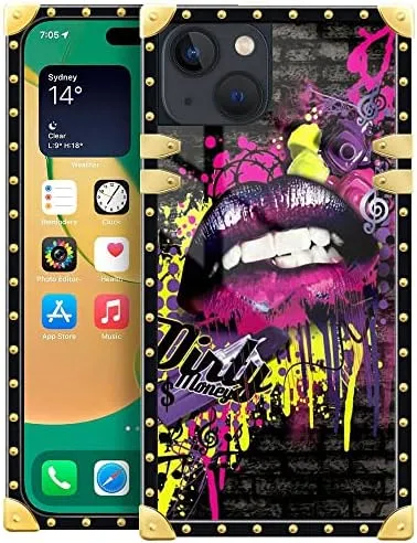 iPhone 14 Plus Case, Leopard Crown iPhone 14 Plus Case Cover  6.7-inch