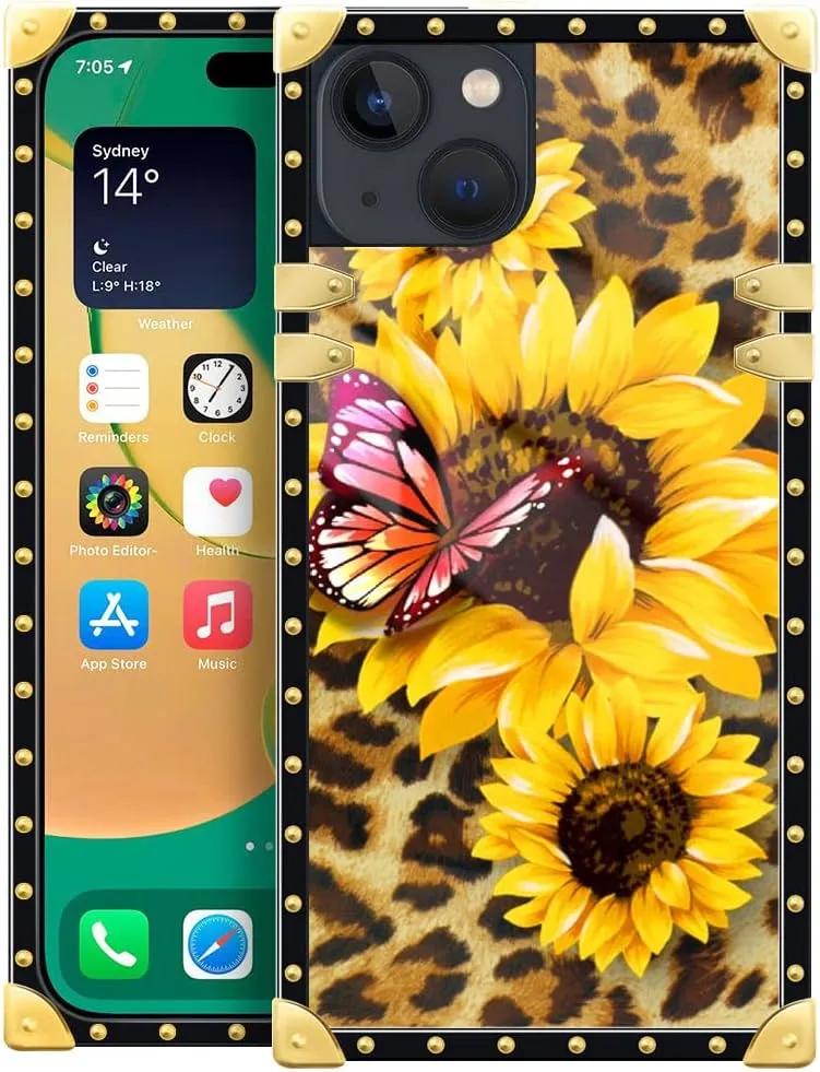 iPhone 14 Plus Case, Leopard Crown iPhone 14 Plus Case Cover  6.7-inch