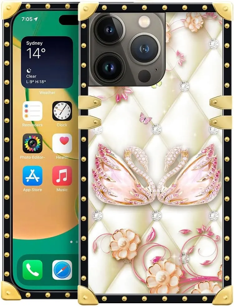 iPhone 14 Plus Case, Leopard Crown iPhone 14 Plus Case Cover  6.7-inch