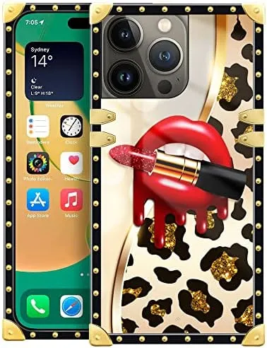 iPhone 14 Plus Case, Leopard Crown iPhone 14 Plus Case Cover  6.7-inch