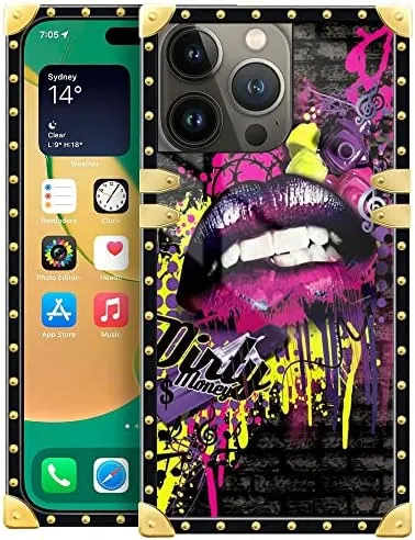 iPhone 14 Plus Case, Leopard Crown iPhone 14 Plus Case Cover  6.7-inch