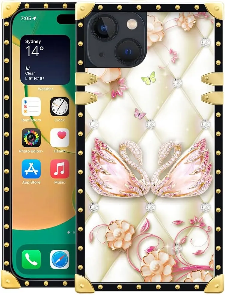 iPhone 14 Plus Case, Leopard Crown iPhone 14 Plus Case Cover  6.7-inch