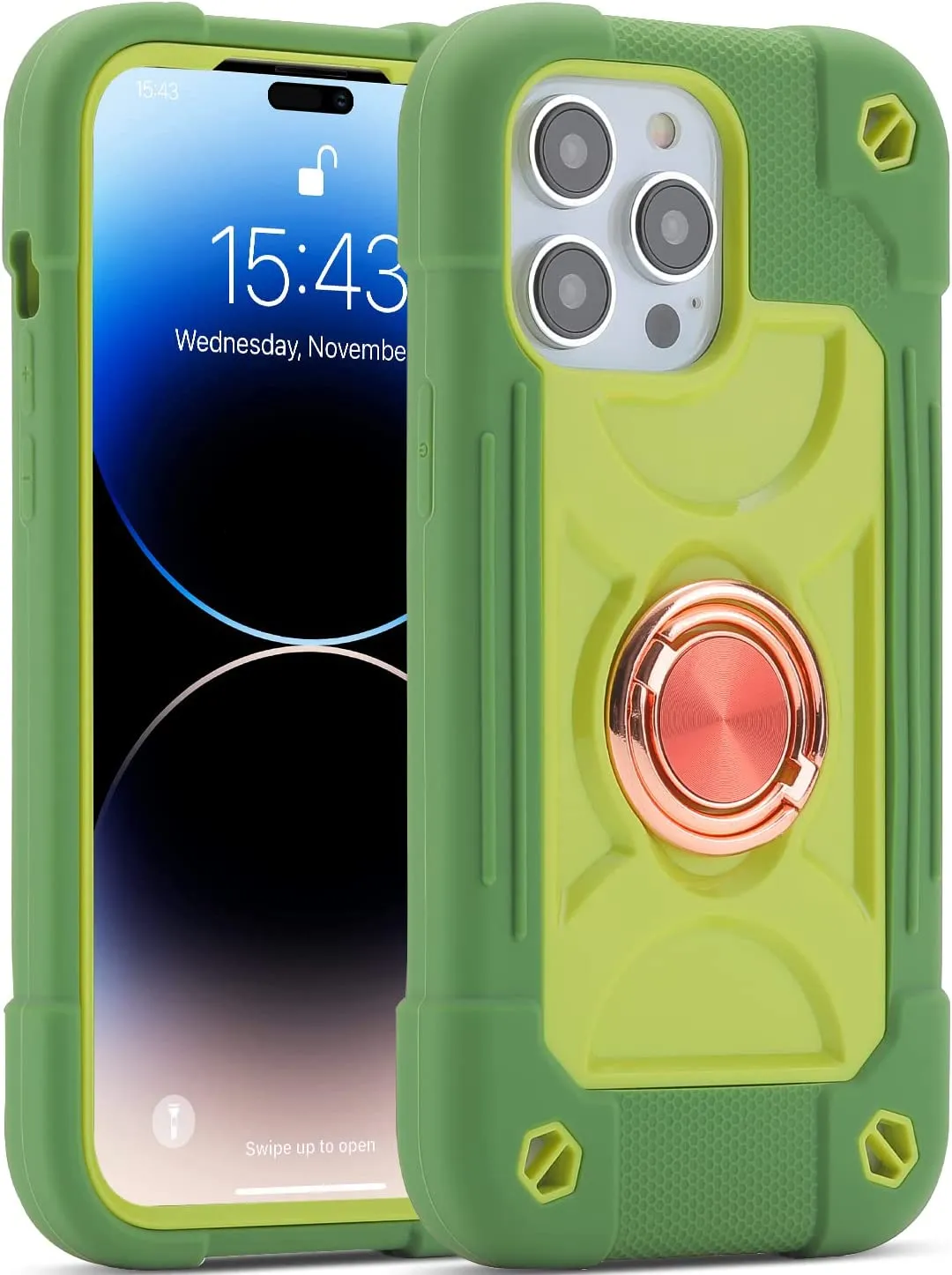 iPhone Built-in Military Grade Drop Protection Full Body Rugged Heavy Duty Case Durable Cover