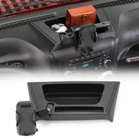 Jeep Phone Mount with Dash Tray Storage Box for 2011-2017 Wrangler JK JKU