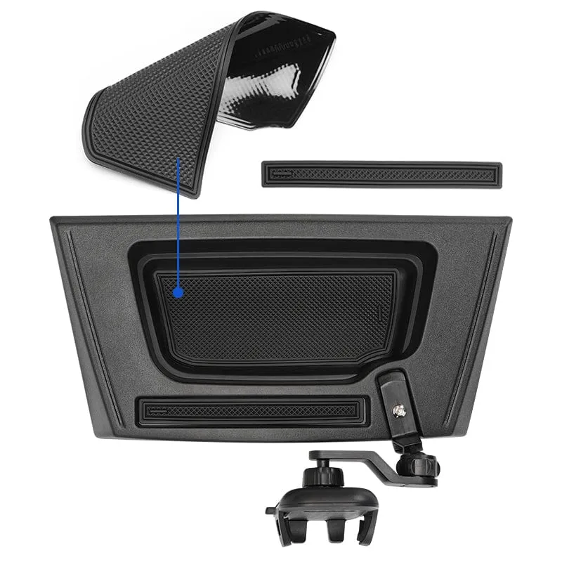 Jeep Phone Mount with Dash Tray Storage Box for 2011-2017 Wrangler JK JKU