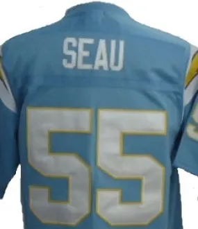 Junior Seau San Diego Chargers Throwback Football Jersey