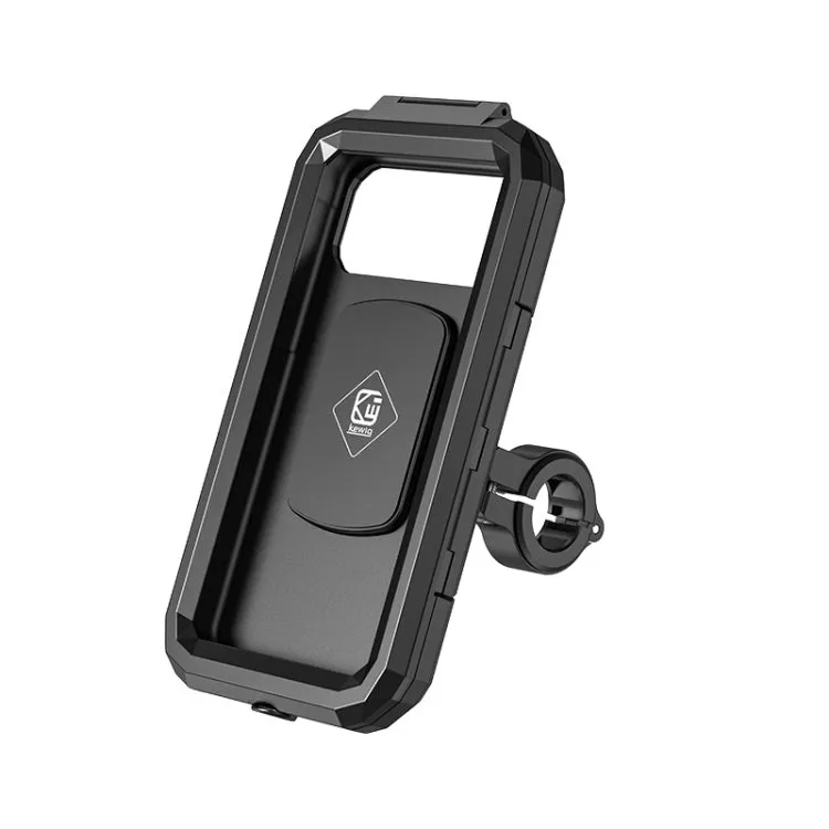 Kewig Bicycle Motorcycle Waterproof Box Mobile Phone Bracket Riding Touch Mobile Phone Fixed Seat(M18S-B1 Small Handlebar Installation)