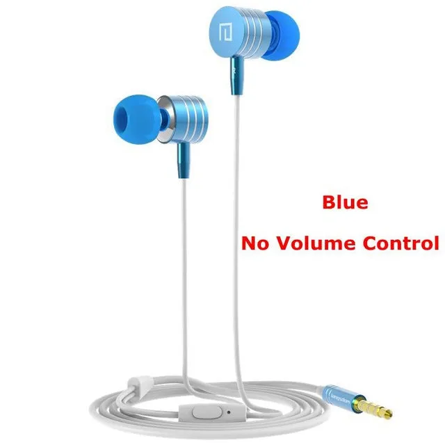 Langsdom i7A 3.5mm Metal Earphones Super Bass Stereo Earphone Earbuds with Mic Volume Phone Headsets for phone fone de ouvido