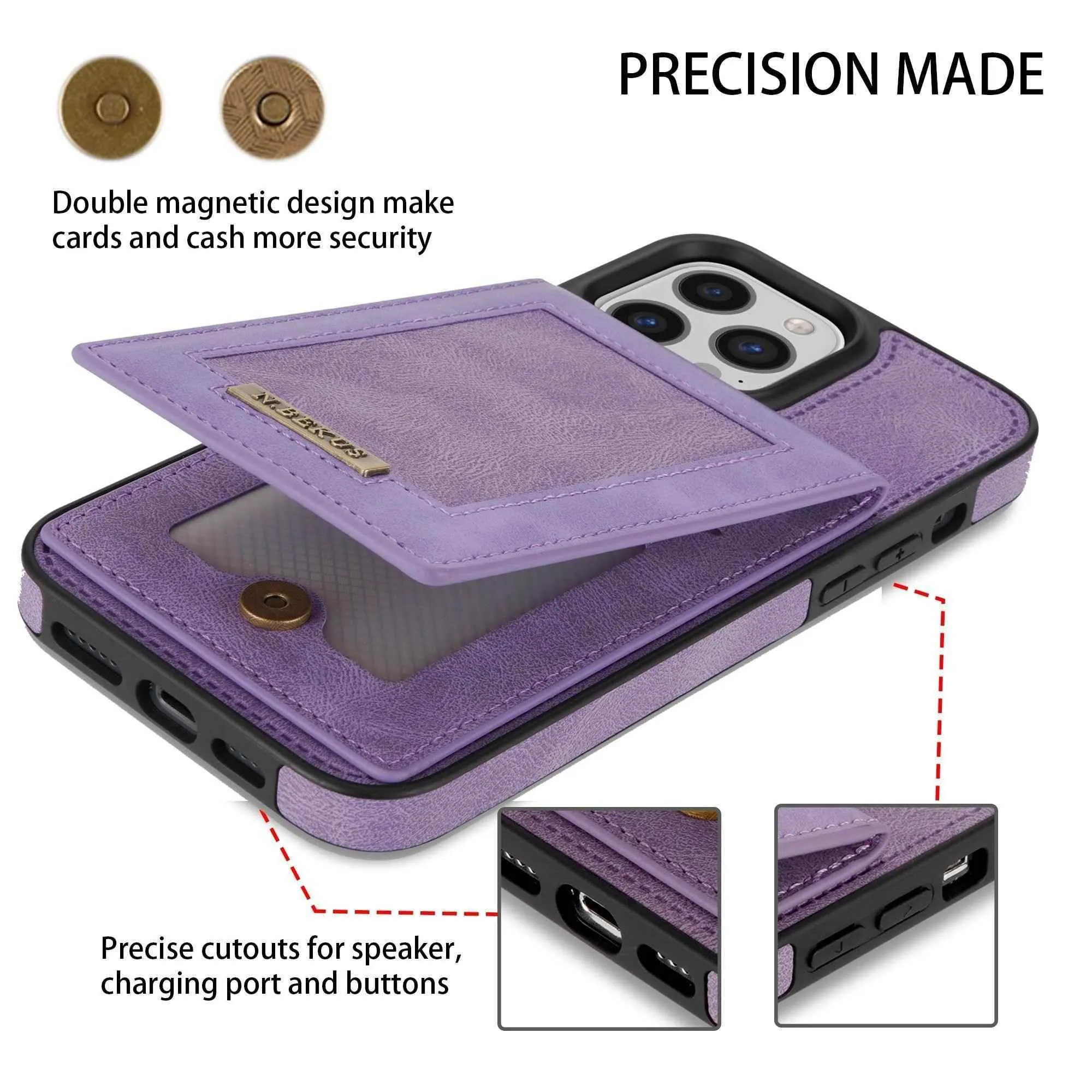 Leather Card Holder Phone Cases for iPhone 13 Pro Max, 14, 12, Mini, 11, X, XS, 7, 8 Plus, 6, 6s, SE 2022(1)