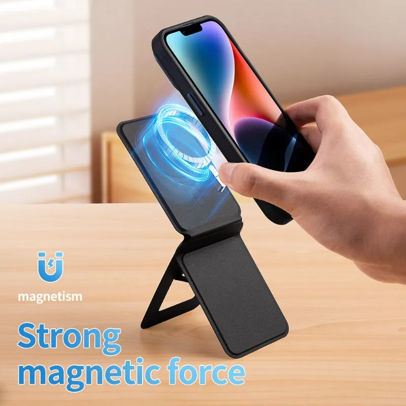 Magnetic Cell Phone Holder Foldable Mobile Phone Stand Adjustable Desktop Holder Desktop Bracket