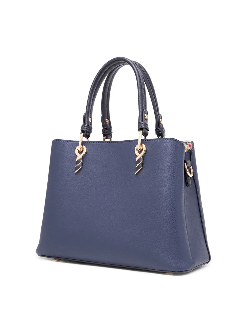 Miss Serenade - Molly XB-2330 Vegan Leather handbag - Navy *DC