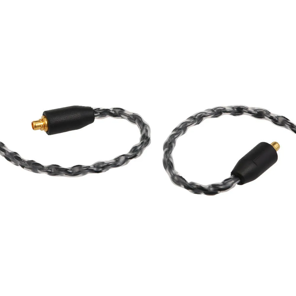 MMCX Connector Replacement Headphone Cable 3.5mm Wired Earphones Detachable Cord In-line Control with Mic for Shure SE535 SE846 UE900 Headphones