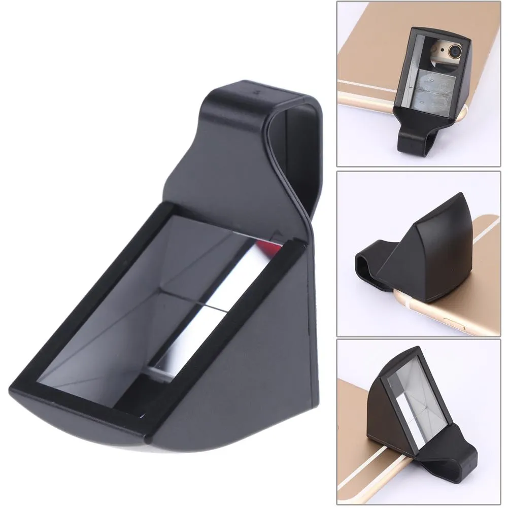 Mobile Phone Extension Lens Smartphone with Universal Clip 90 Degree Periscope Type Camera Extension Lens Cellphone Accessories