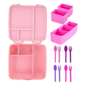 MontiiCo Feast Lunch Box & Accessories Bundle - Dahlia