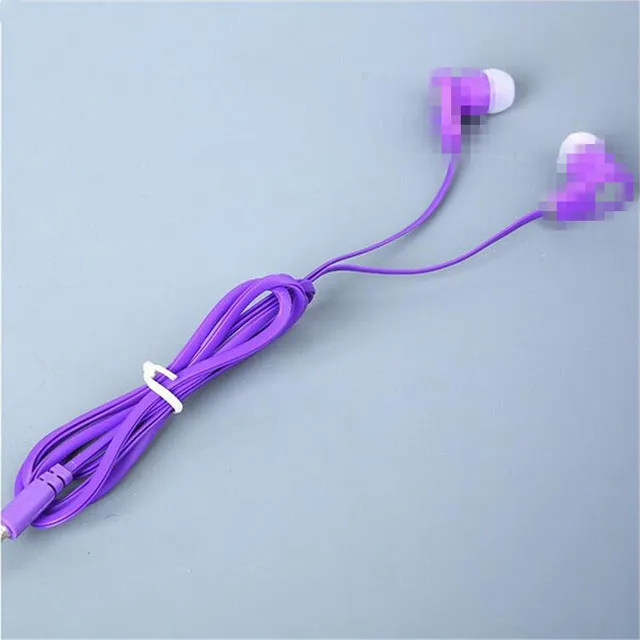 MOONBIFFY Hot Sale 3.5mm Earphones Headsets Good Quality Stereo Earbuds for mobile phone MP3 MP4