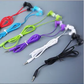 MOONBIFFY Hot Sale 3.5mm Earphones Headsets Good Quality Stereo Earbuds for mobile phone MP3 MP4