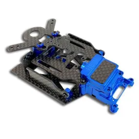 Nexx Racing SKYLINE Dual Lipo Carbon Chassis Conversion Kit For MR03 (BLUE) NX-117