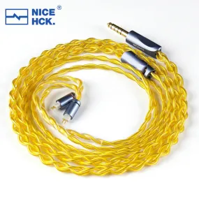 NiceHCK AuKing Flagship 7N OCC 4N Gold-Plated HiFi In-Ear Earphone Cable