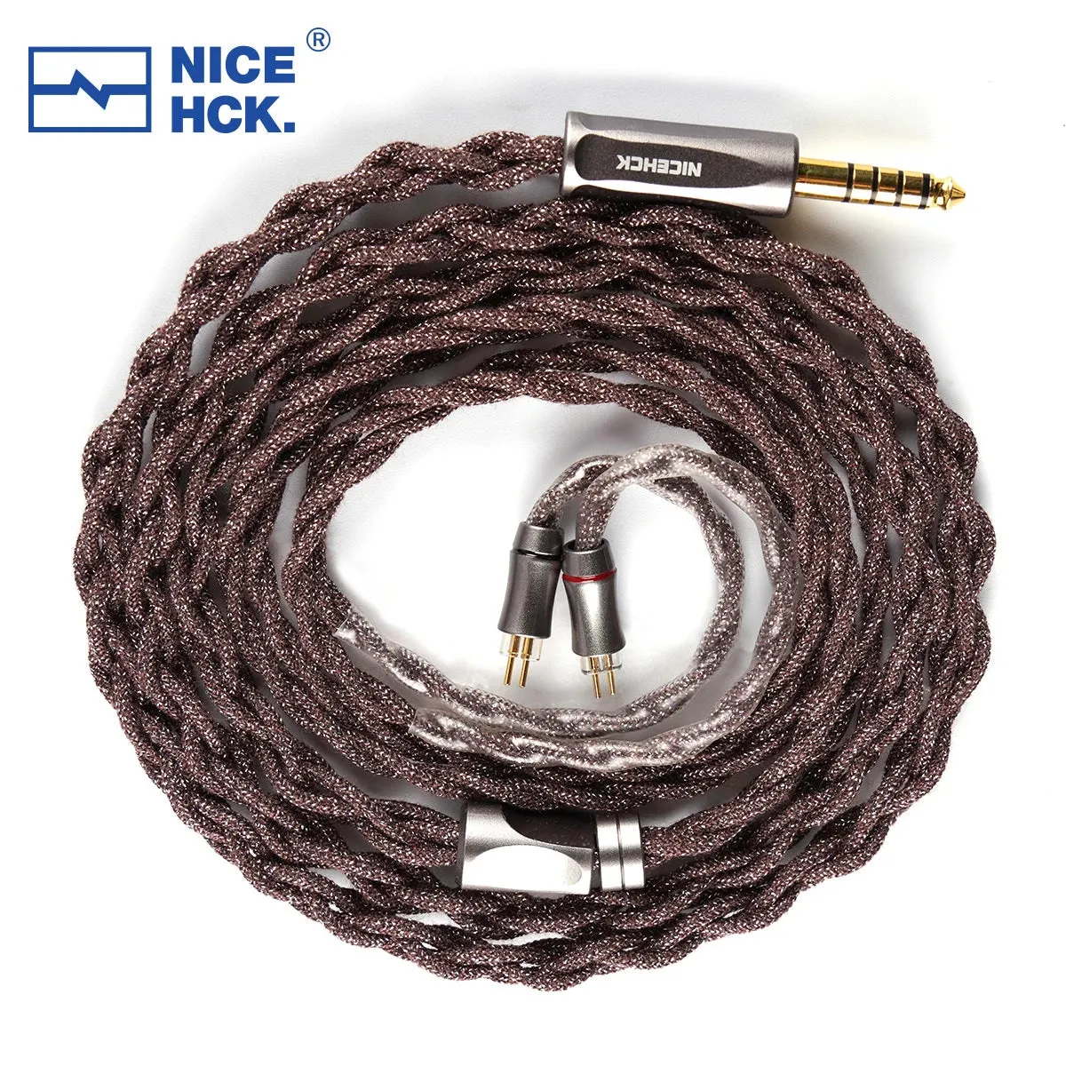 NiceHCK ChocJam 7N Silver Plated OCC Silver Plated Critically Annealed Copper IEM Cable