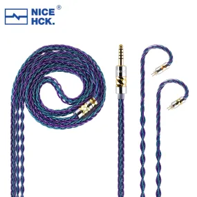 NiceHCK DualGod Silver Plated Furukawa Copper Graphene HiFi IEM Upgrade Cable