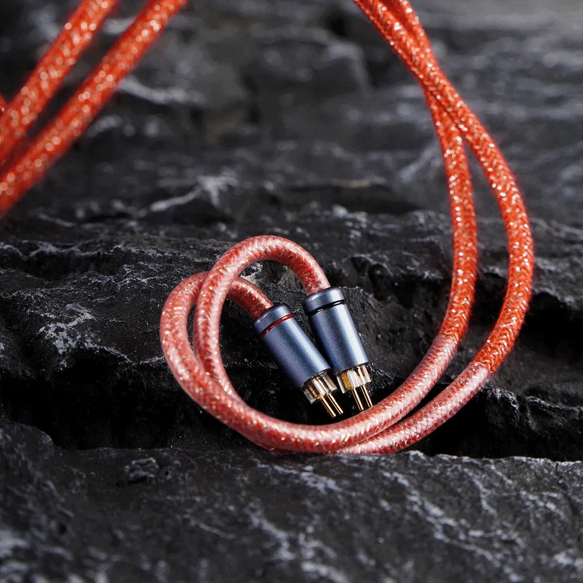 NiceHCK RedGod Gold Silver Alloy Silver Plated Copper Platinum Alloy Flagship Cable