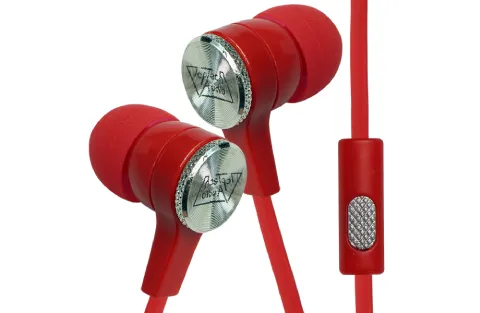 Noise Isolating Stereo Earphones with Durable Microphone and 3.5mm Plug