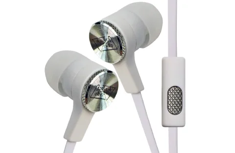 Noise Isolating Stereo Earphones with Durable Microphone and 3.5mm Plug