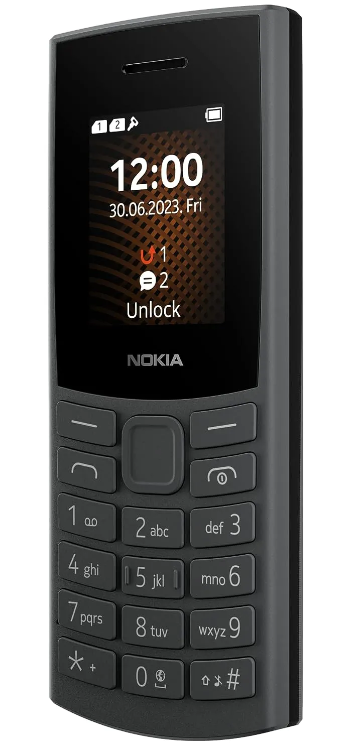 Nokia 106 4G Keypad Phone with 4G, Built-in UPI Payments App, Long-Lasting Battery, Wireless FM Radio & MP3 Player, and MicroSD Card Slot