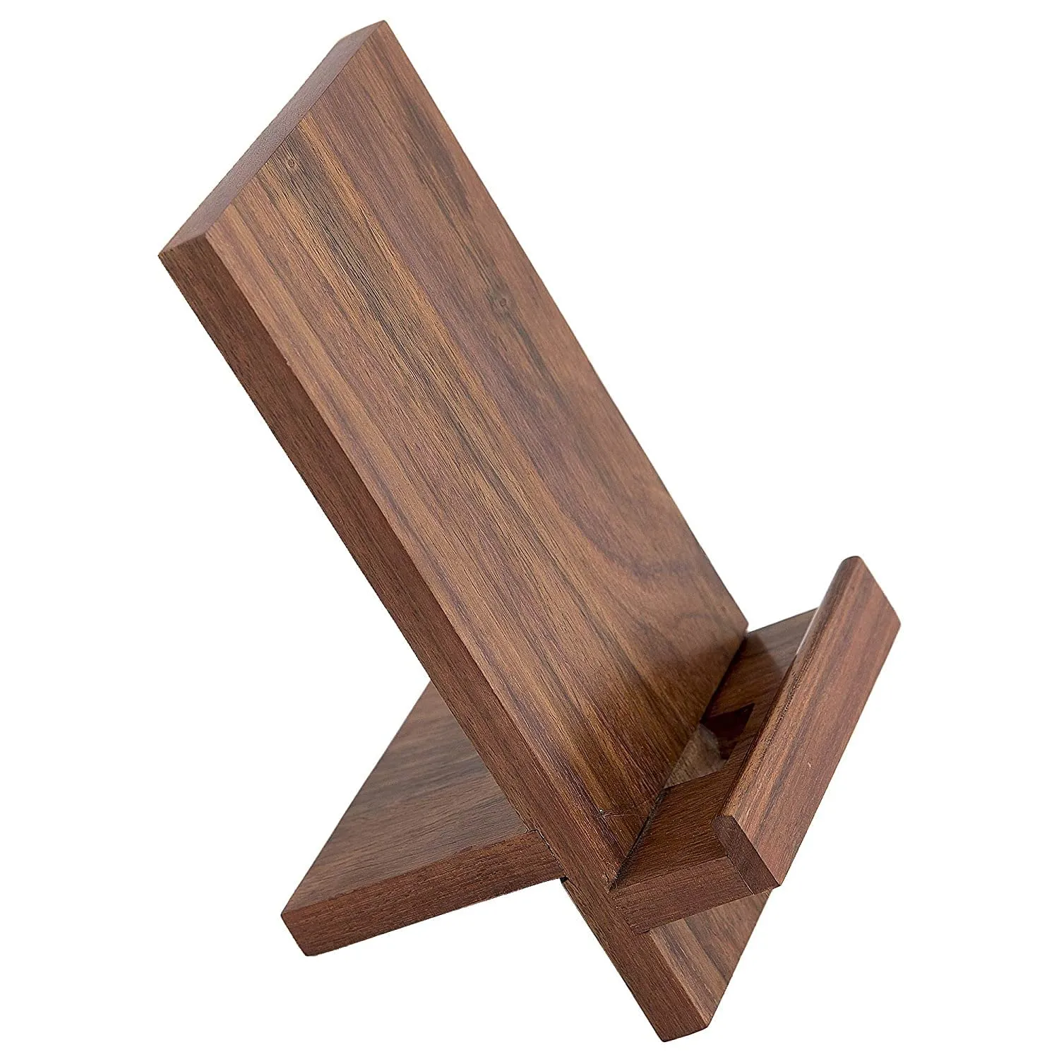 ODEJIA Premium Wooden Mobile Stand with Charging Slot - India