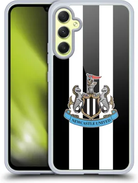 Officially Licensed Newcastle United Football Club Home 2024/25 Crest Kit Soft Gel Case Compatible With Samsung Galaxy A34 5G