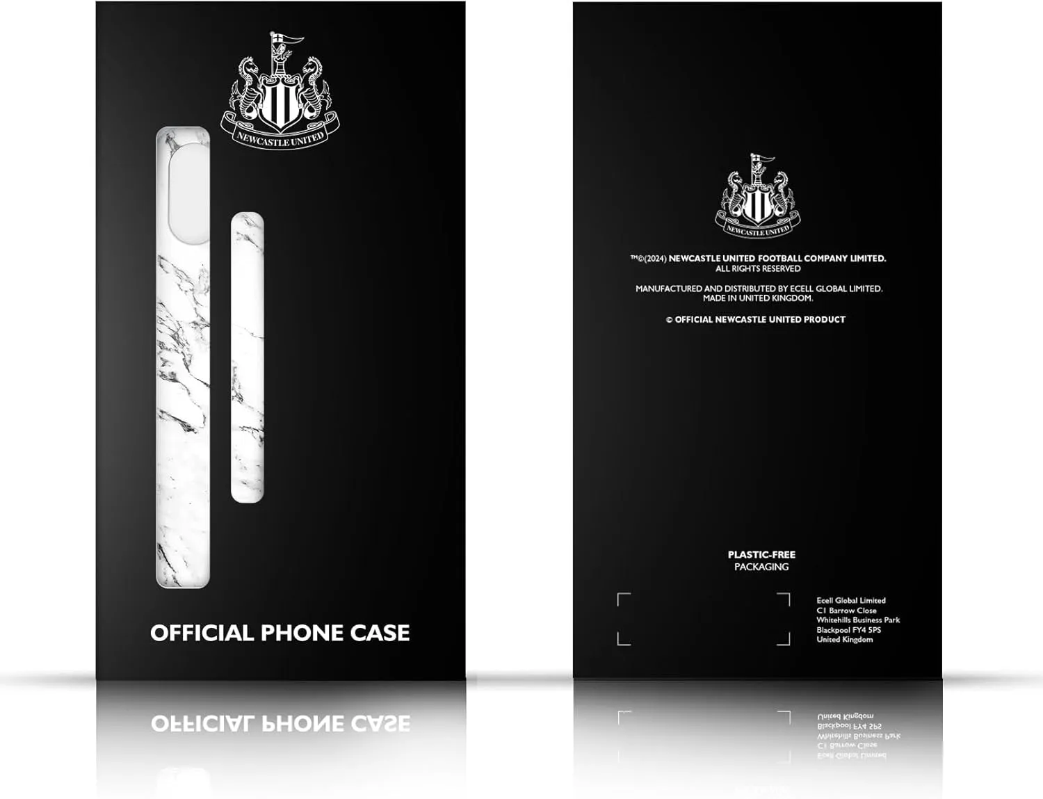 Officially Licensed Newcastle United Football Club Home 2024/25 Crest Kit Soft Gel Case Compatible With Samsung Galaxy A34 5G