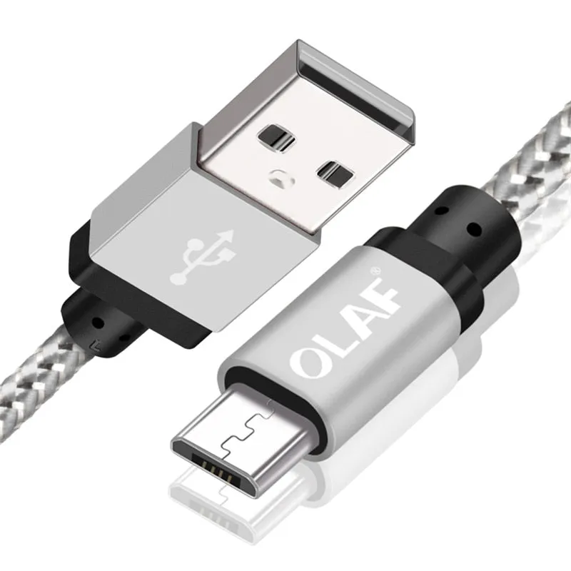 OLAF Micro USB Cable 1m 2m 3m Fast Charge USB Data Cable for Samsung S6 S7 Xiaomi 4X LG Tablet Android Mobile Phone USB Charging