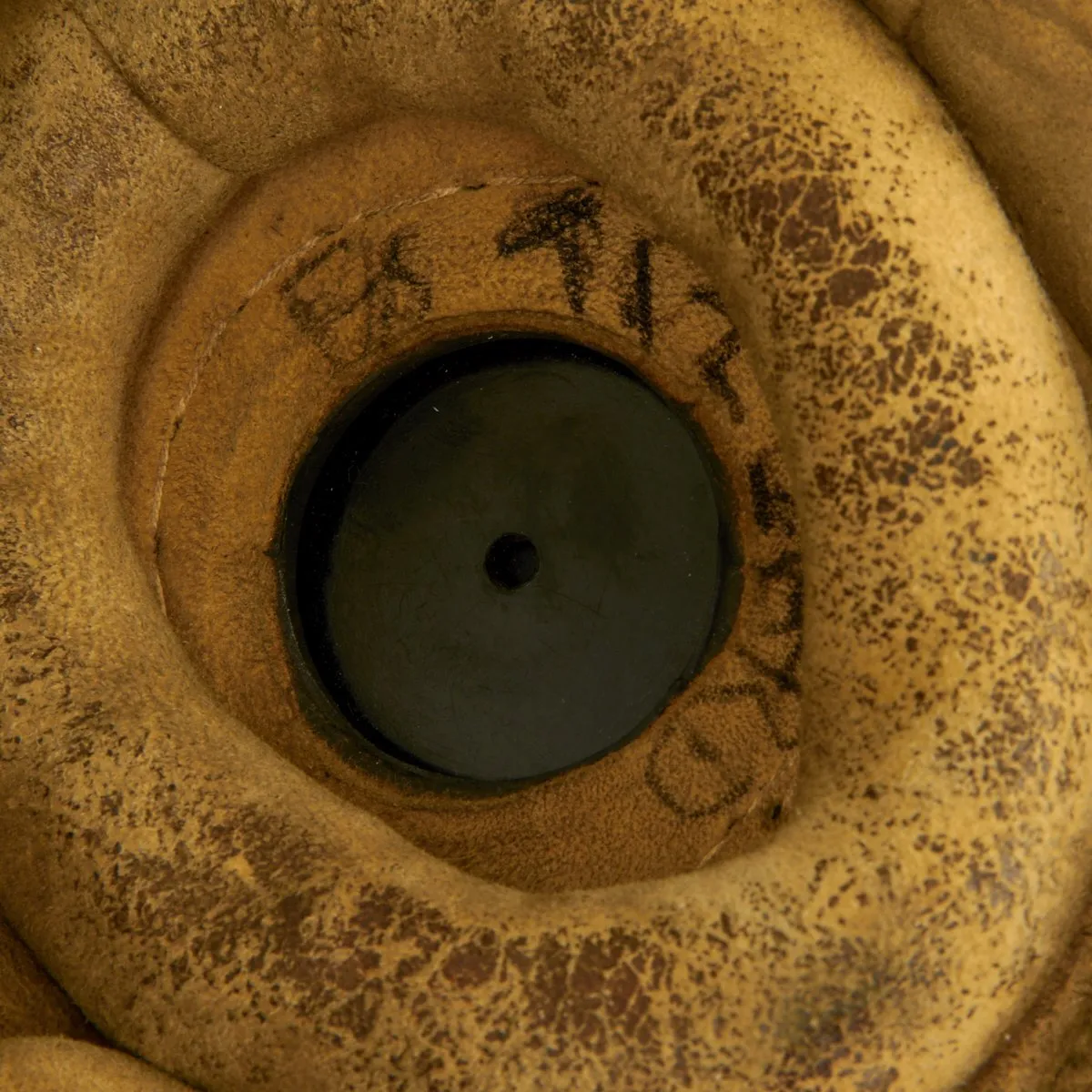 Original British WWII RAF Named Type C Leather Flying Helmet with Mk VIII Goggles and Oxygen Mask