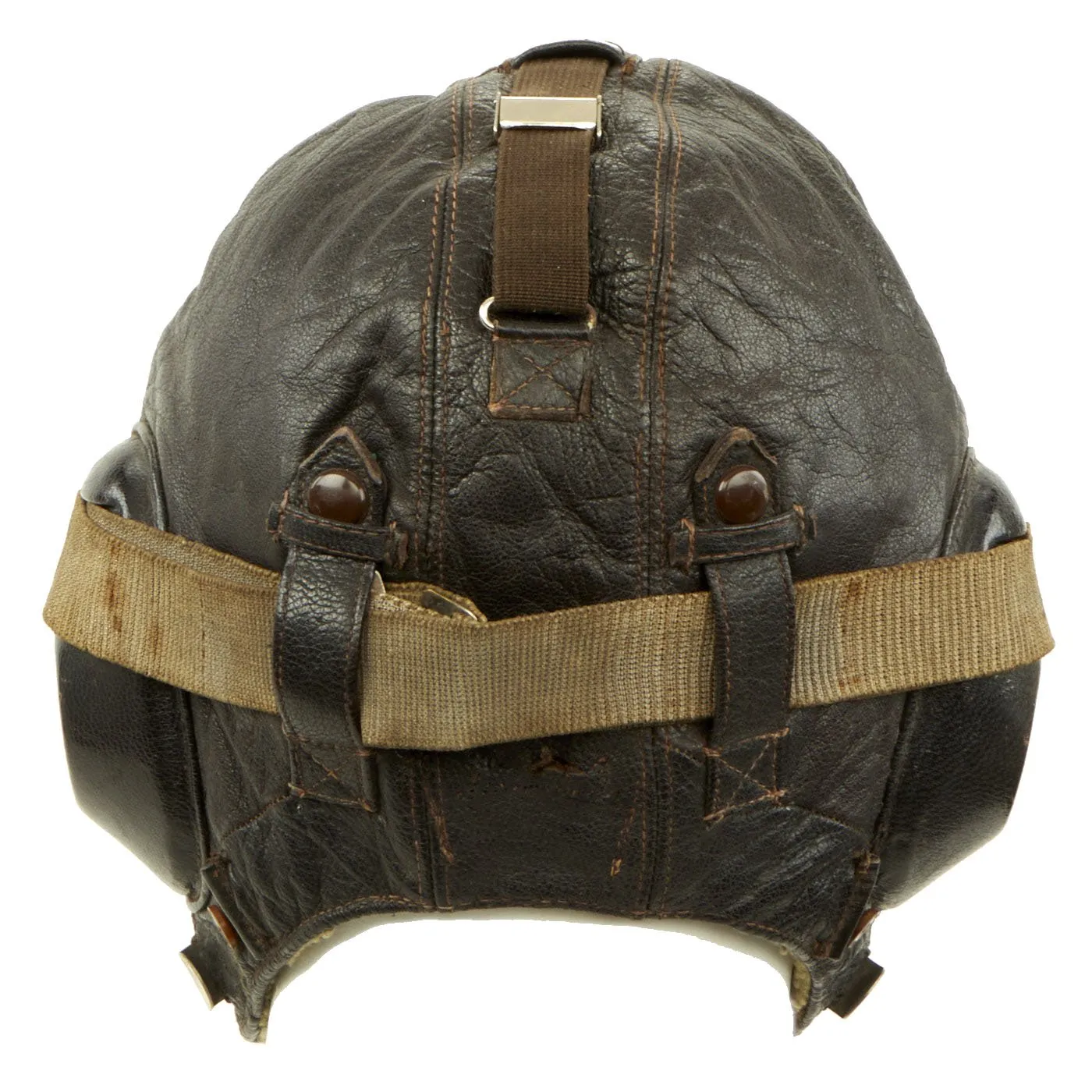 Original German WWII Luftwaffe 57cm LKpW101 Winter Flying Helmet with Headphones & Goggles