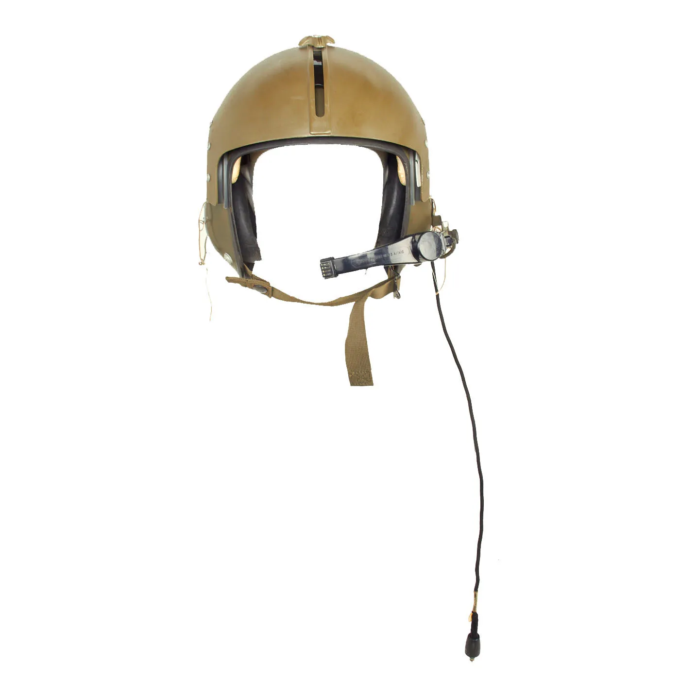 Original U.S. Vietnam War Era APH-5 Helicopter Pilot Flying Helmet by Sierra Engineering Company - Size Medium