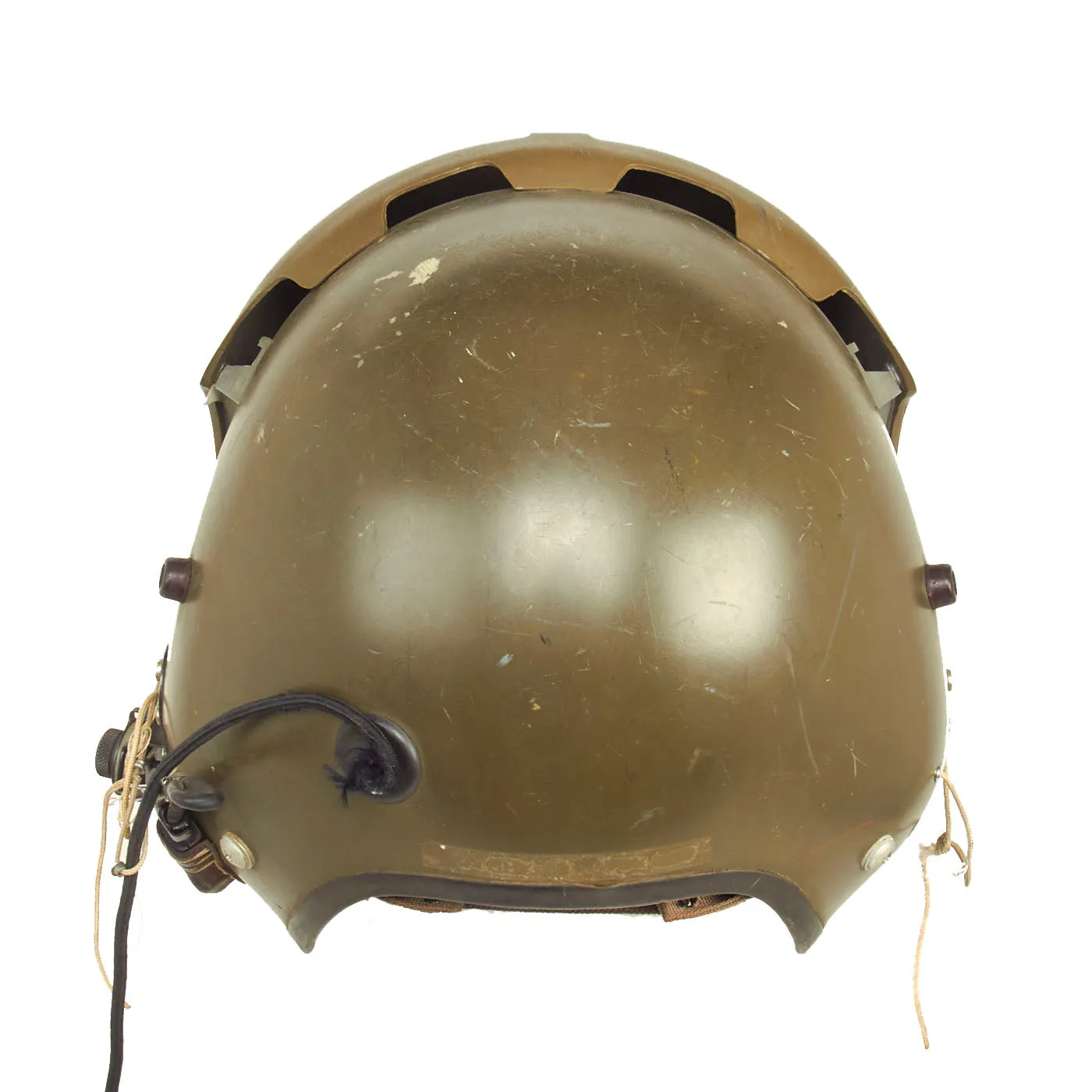 Original U.S. Vietnam War Era APH-5 Helicopter Pilot Flying Helmet by Sierra Engineering Company - Size Medium