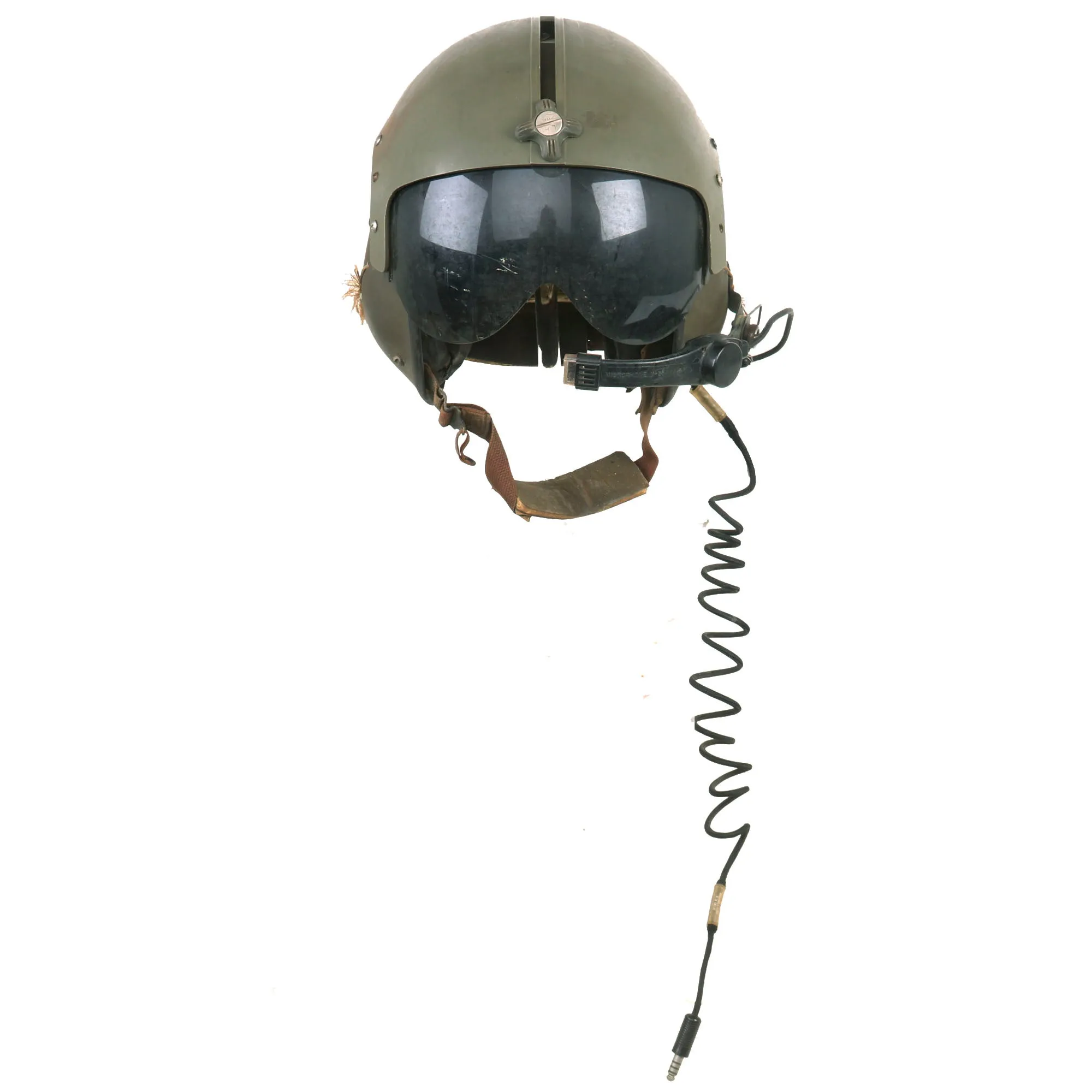 Original U.S. Vietnam War Era Named APH-5 Helicopter Pilot Flying Helmet by Gentex Corporation