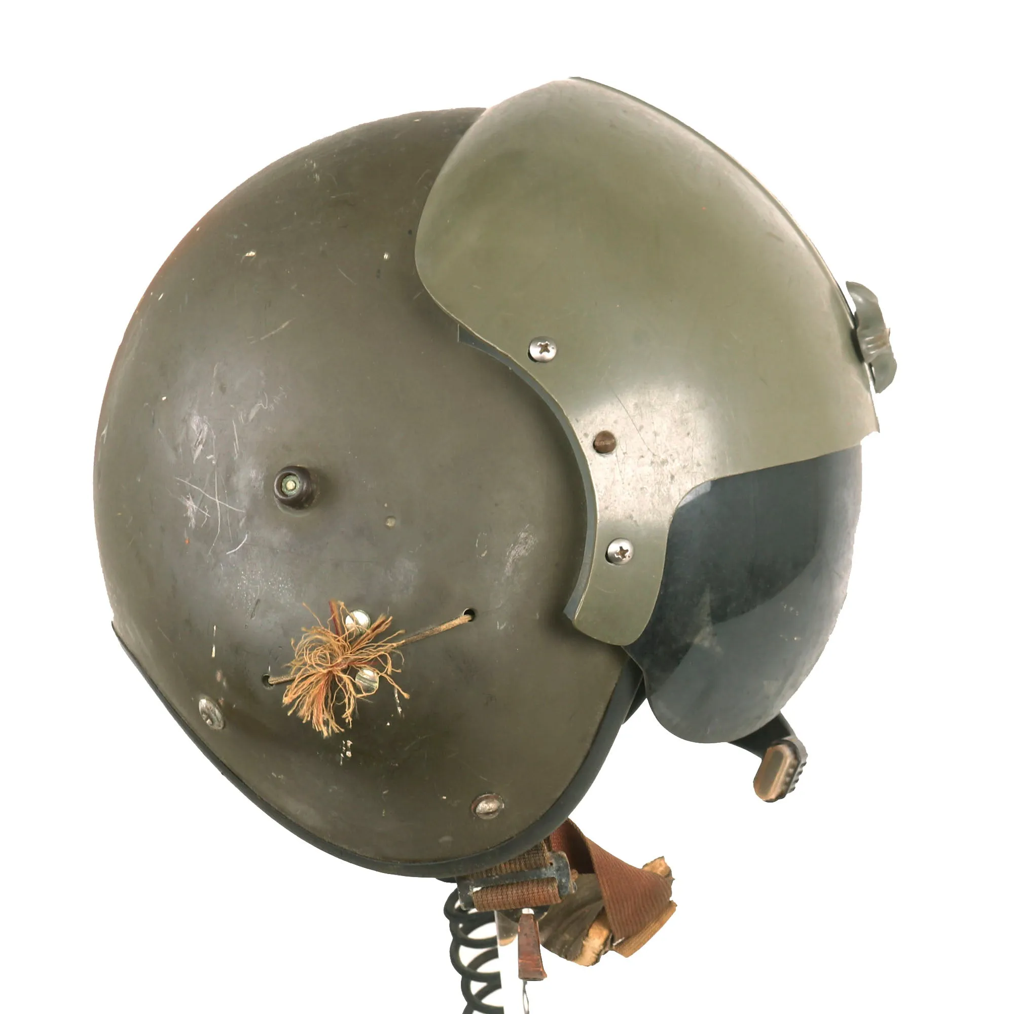 Original U.S. Vietnam War Era Named APH-5 Helicopter Pilot Flying Helmet by Gentex Corporation