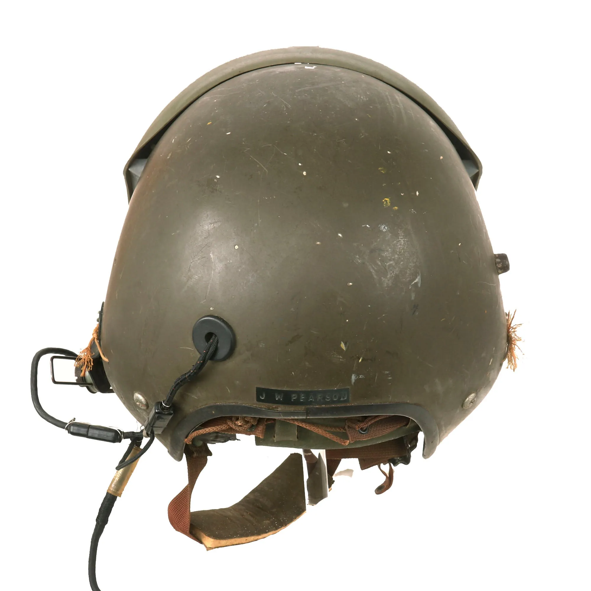 Original U.S. Vietnam War Era Named APH-5 Helicopter Pilot Flying Helmet by Gentex Corporation