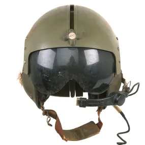 Original U.S. Vietnam War Era Named APH-5 Helicopter Pilot Flying Helmet by Gentex Corporation